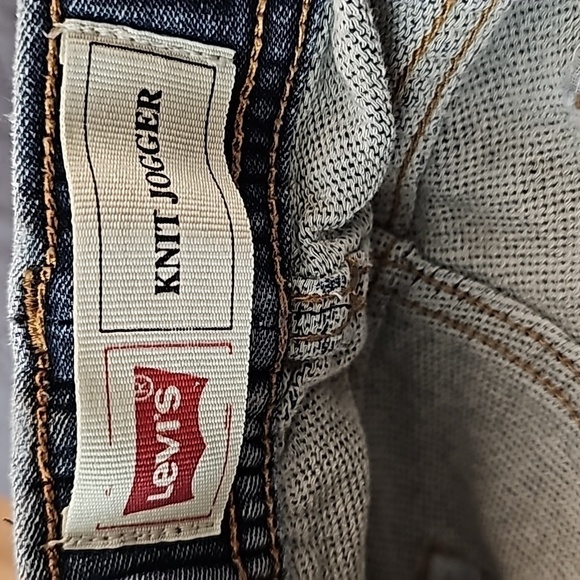 Levi's Knit Jogger Shorts Size XL Blue - Picture 7 of 7